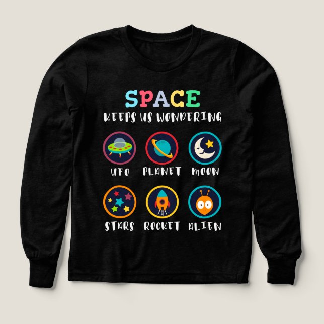 Space keeps us wondering (Design Vorderseite)