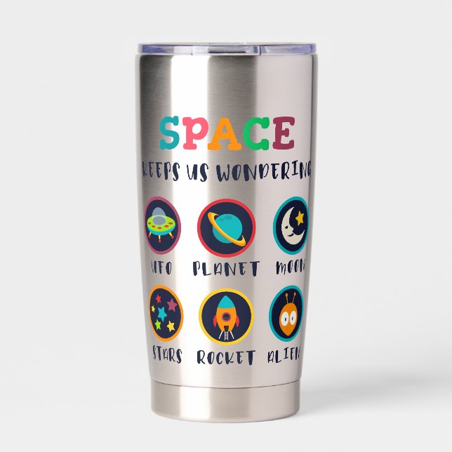 Space keeps us wondering thermobecher (Vorderseite)