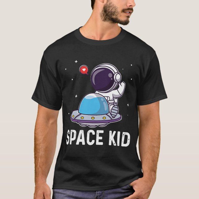 Space Kid I Kids Rocket 1 T-Shirt (Vorderseite)