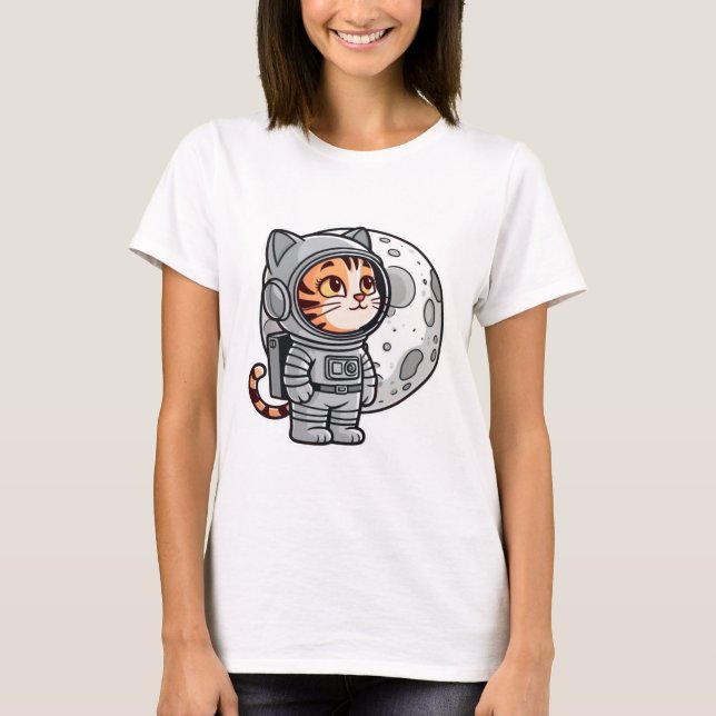 Space Kitten T - Shirt (Vorderseite)