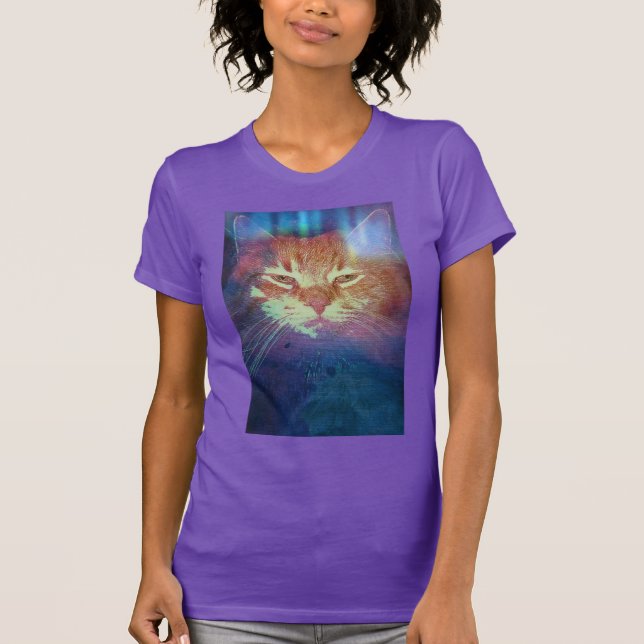 Space Kitty sagt "Lies My Eyes Women's T - Shirt" T-Shirt (Vorderseite)