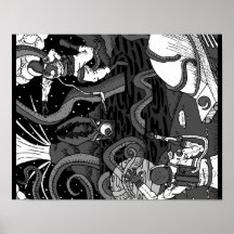 Space Kraken Poster