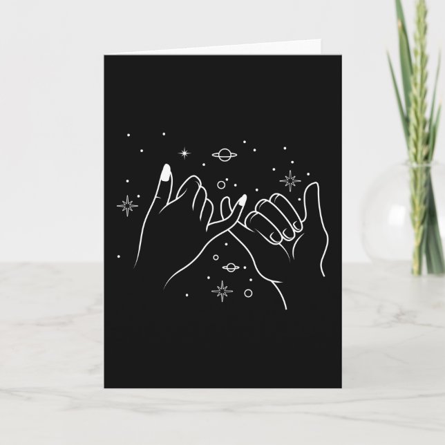 Space Lover Adult Astronomie Hobby Shooting Star Karte (Vorderseite)