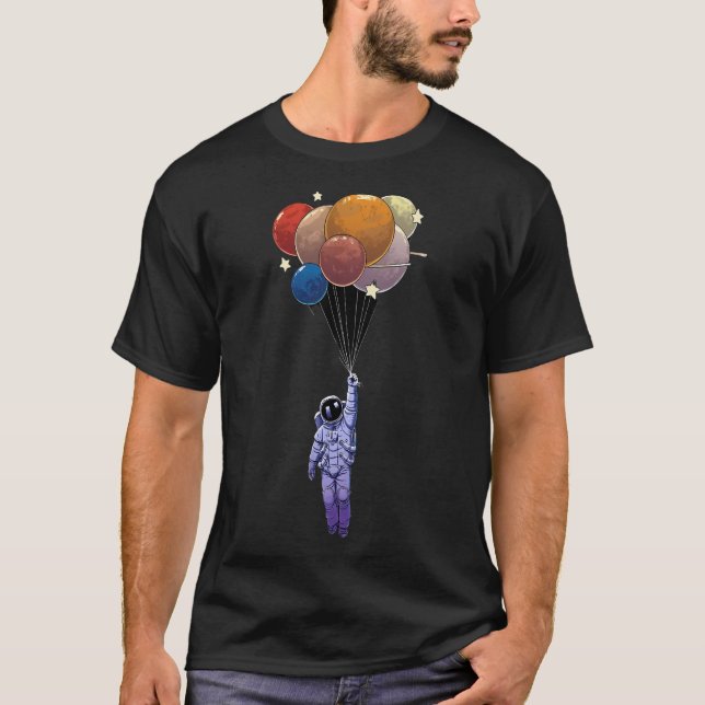 Space Man Paratrooper 2021 T-Shirt (Vorderseite)