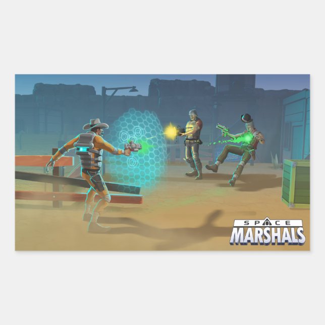 Space Marshals Stickers (Vorderseite)