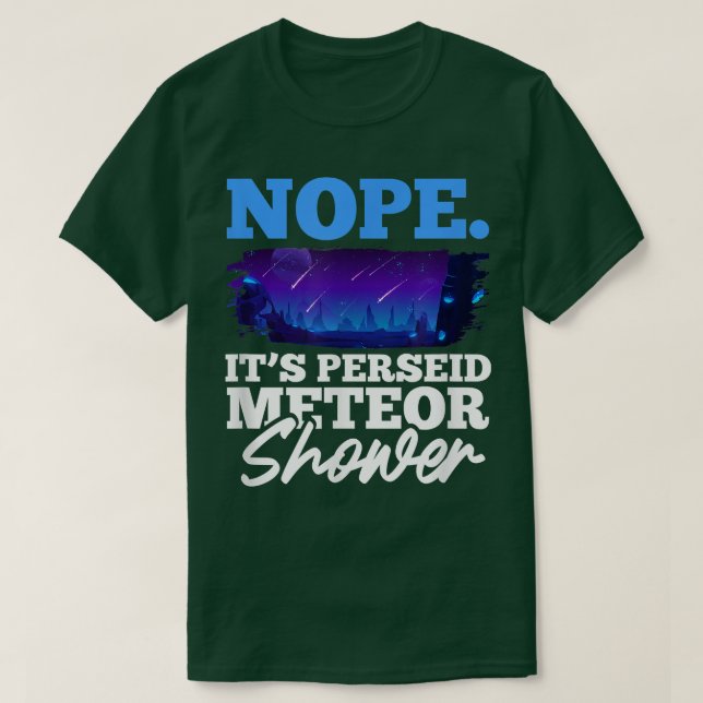 Space Meteor Shower Space Lover Science Nerd 2272 T-Shirt (Design vorne)