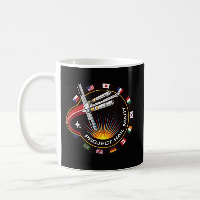 Space Mission Patch Kaffeetasse (Links)