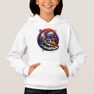 Space Moon Cheese Hoodie