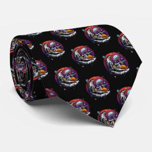 Space Moon Cheese Krawatte