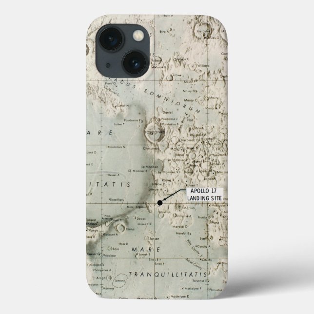 SPACE: MOON MAP, 1972 Case-Mate iPhone HÜLLE (Rückseite)