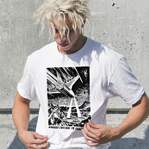 Space Odyssey Abenteuer Retro Comic T-Shirt