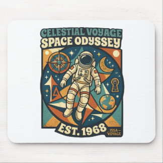 Space Odyssey – Kosmisches Abenteuer für Weltrauml Mousepad