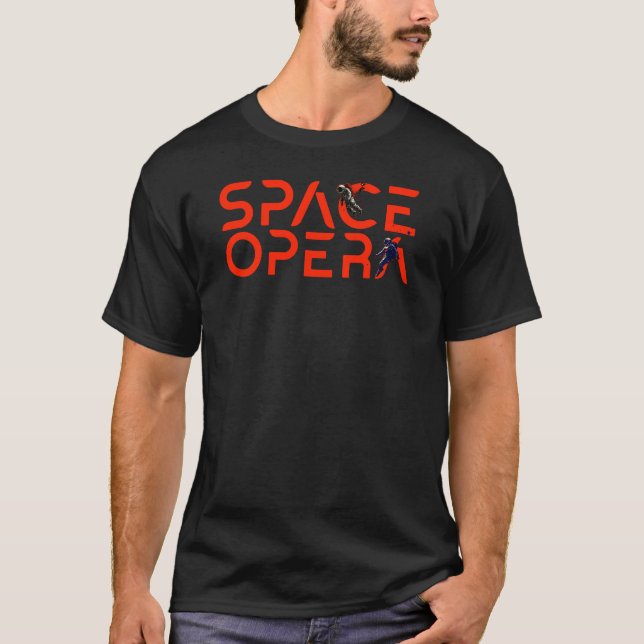 Space Opera Genre Lover T-Shirt (Vorderseite)