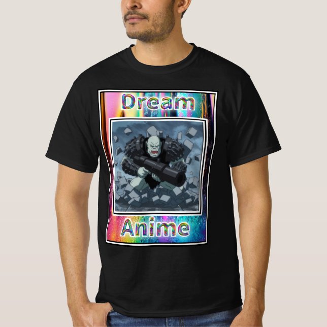 Space Orc Dream Anime T-Shirt (Vorderseite)