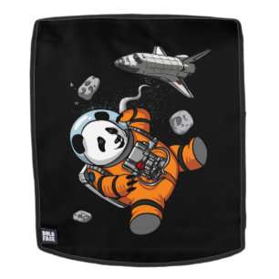 Space Panda Bear Astronaut Galaxy Kosmische Tier Rucksack