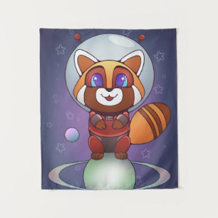 Space Panda Chippy! Wandteppich
