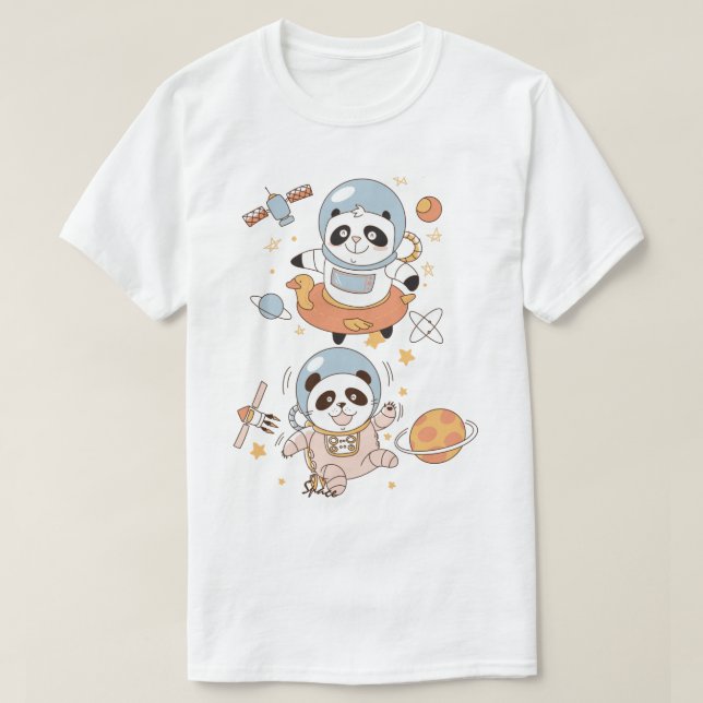 Space Pandas T - Shirt (Design vorne)
