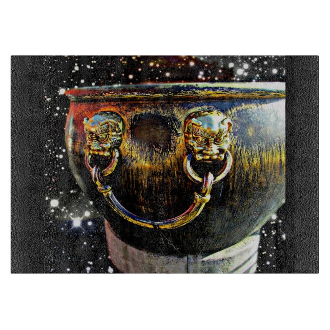 Space Peking Treasure Schneidebrett (Vorderseite)