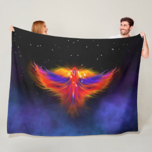 Space Phoenix Nebula Fleecedecke