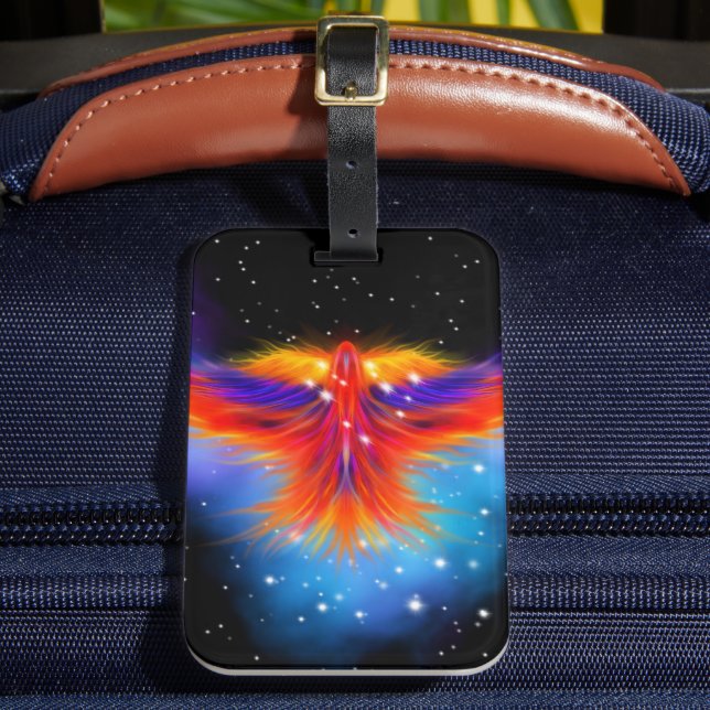 Space Phoenix Nebula Gepäckanhänger (Vorderseite Insitu 2)