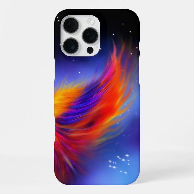Space Phoenix Nebula iPhone Hülle (Rückseite)
