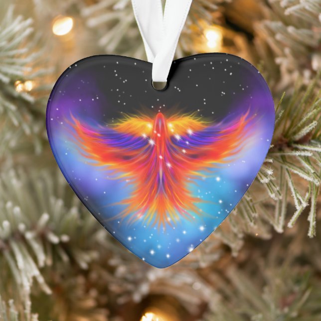 Space Phoenix Nebula Ornament (Baum)