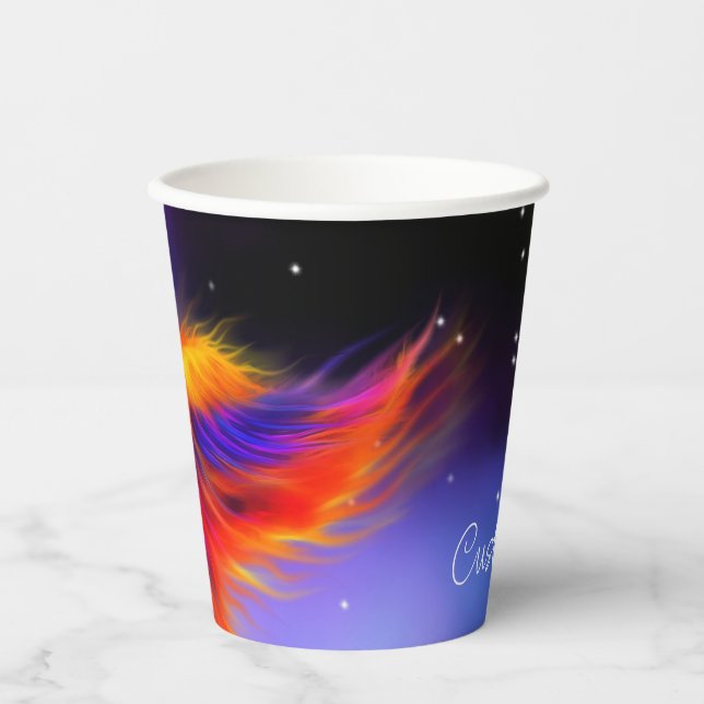 Space Phoenix Nebula Pappbecher (Vorderseite)