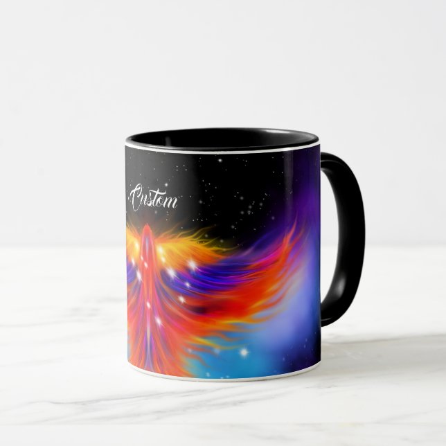 Space Phoenix Nebula Tasse (VorderseiteRechts)