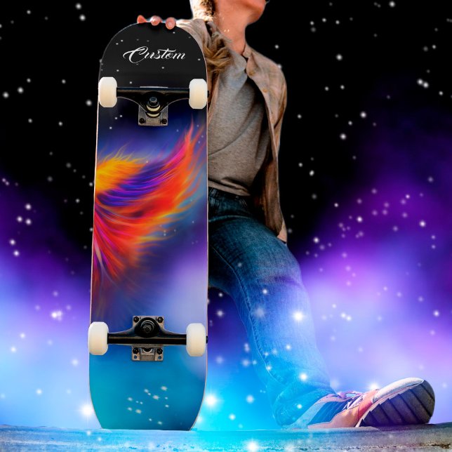 Space Phoenix Wing Nebula Skateboard (Von Creator hochgeladen)