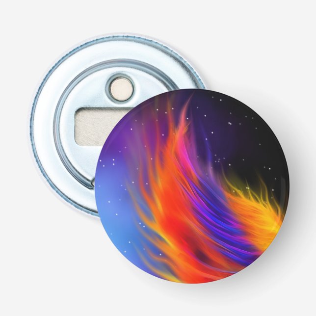 Space Phoenix Wings Flaschenöffner (Vorderseite)