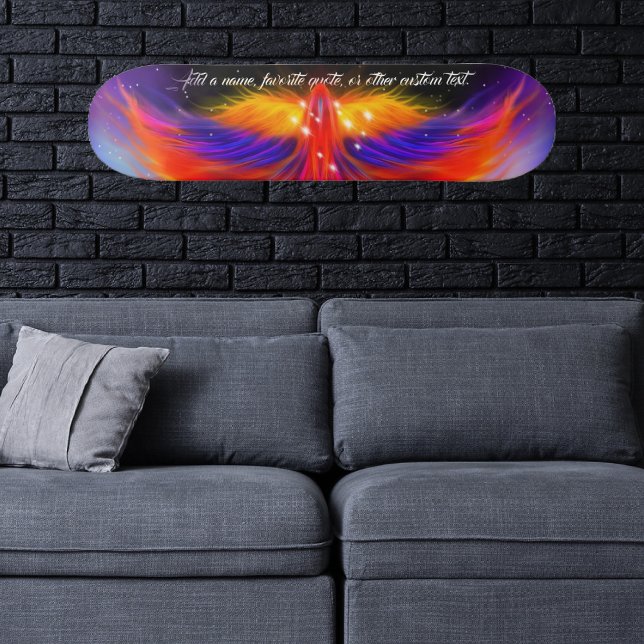 Space Phoenix Wingspan mit Ihrem Angebot Skateboard (Von Creator hochgeladen)