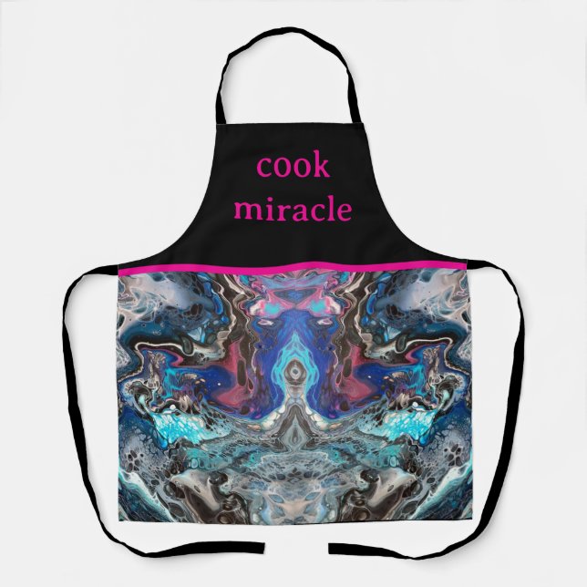 Space pouring cook miracle schürze (Vorderseite)