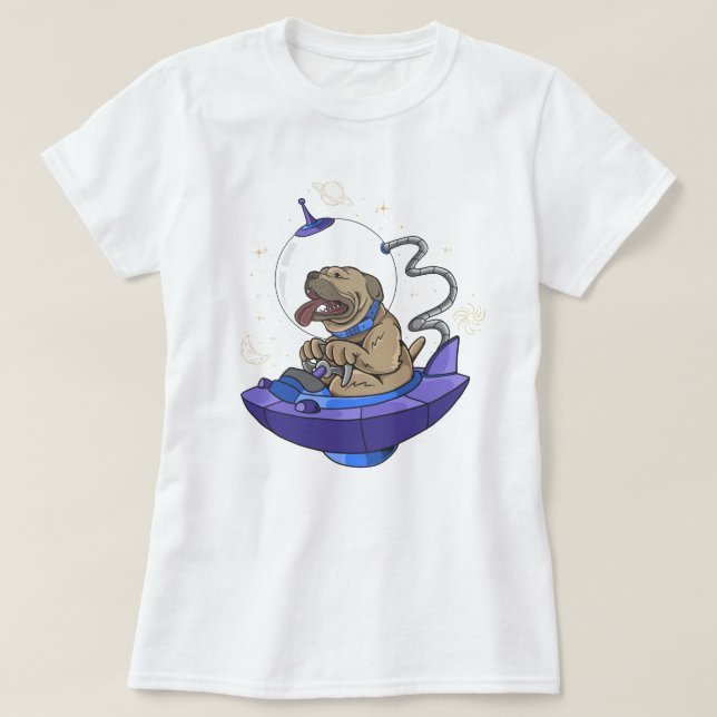 Space Pup T - Shirt (Design vorne)
