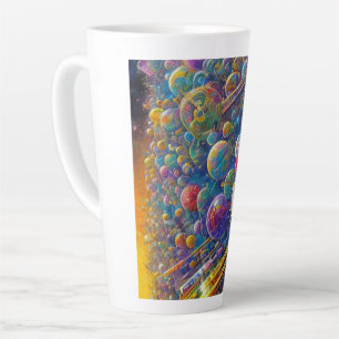 Space Race latte Tasse