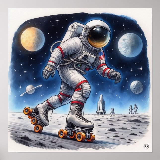 Space Race Poster (Vorne)