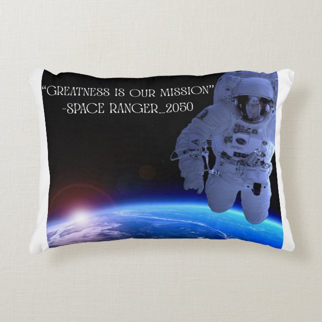 Space ranger accent pillow dekokissen (Vorderseite)