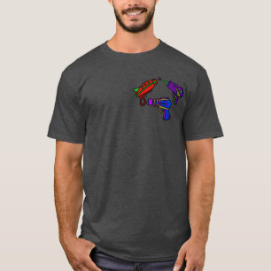 Space Retro Gun T - Shirt 