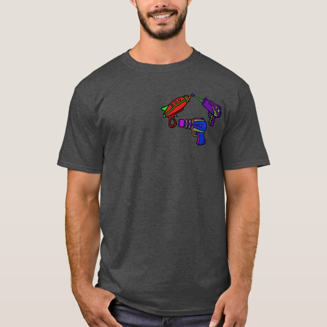 Space Retro Gun T - Shirt  (Vorderseite)