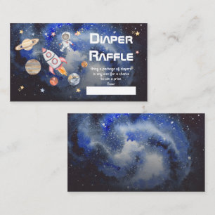 Space Rocket Planets Boy Baby Shower Windelwalterp Begleitkarte