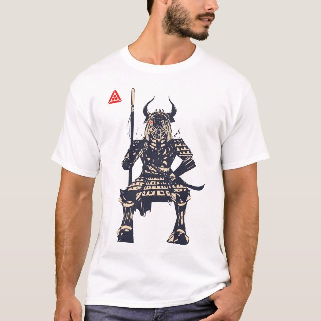 Space Samurai Warrior T-Shirt (Vorderseite)