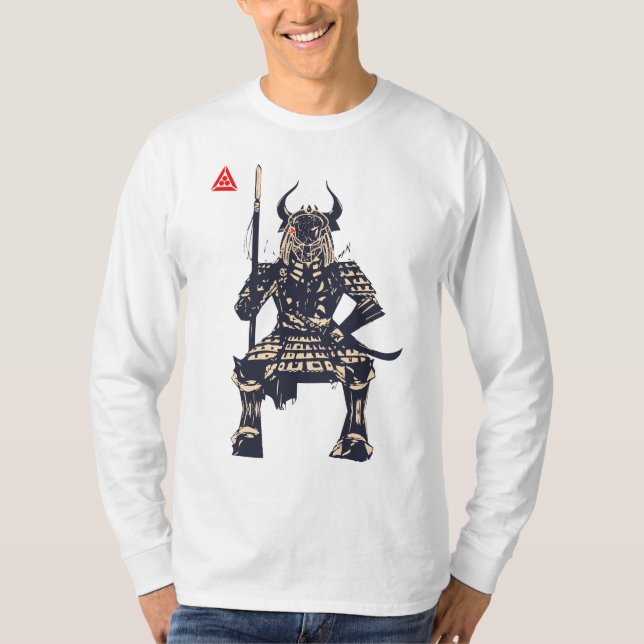Space Samurai Warrior T-Shirt (Vorderseite)