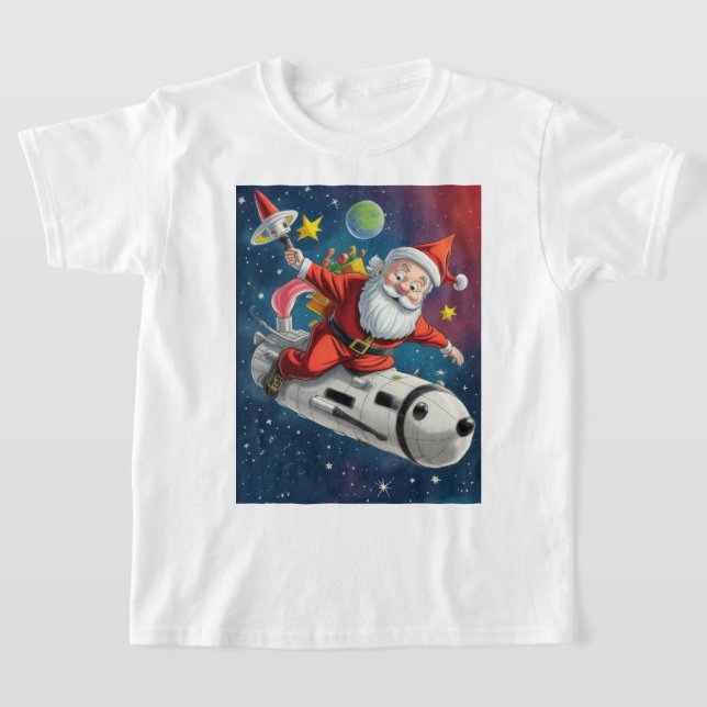 Space Santa Claus T-Shirt (Ablage )
