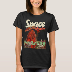 Space sci fi Retro Vintages Comic Buchcover T-Shirt