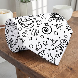 Space Science Custom Necktie Krawatte