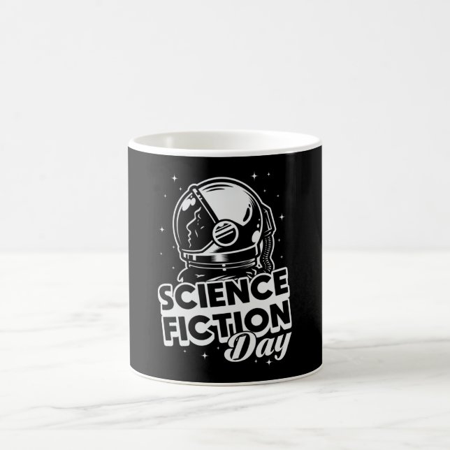 Space Science Fiction Day Science Alien Stars Gift Kaffeetasse (Mittel)