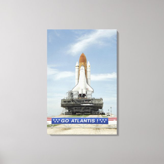 Space Shuttle Atlantis 2 Leinwanddruck (Vorderseite)