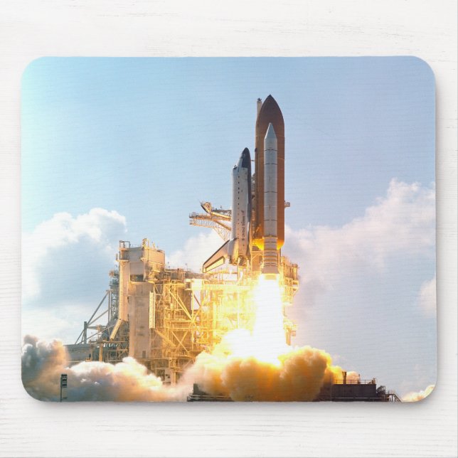 Space Shuttle Atlantis bricht ab Mousepad (Vorne)