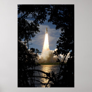 Space Shuttle Atlantis hebt 12 Poster