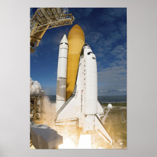 Space Shuttle Atlantis hebt 13 Poster