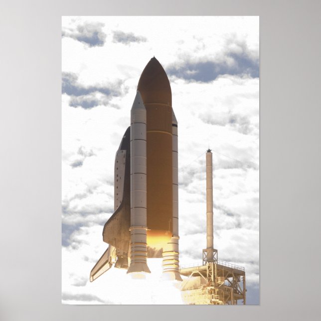 Space Shuttle Atlantis hebt 18 Poster (Vorne)